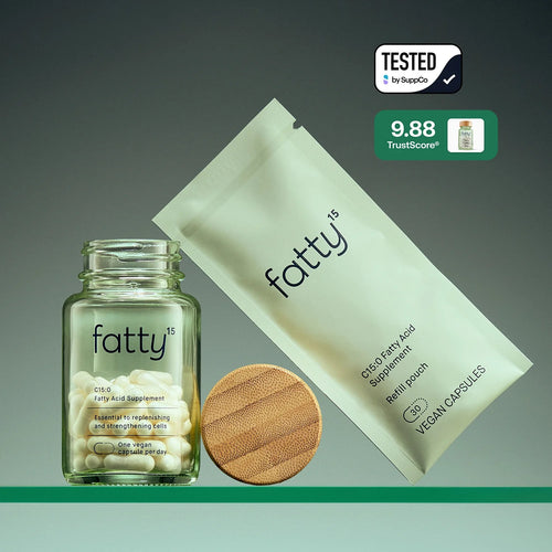 Fatty15 C15:0 Pentadecanoic Acid Healthy Aging Supplement- 360 Capsules